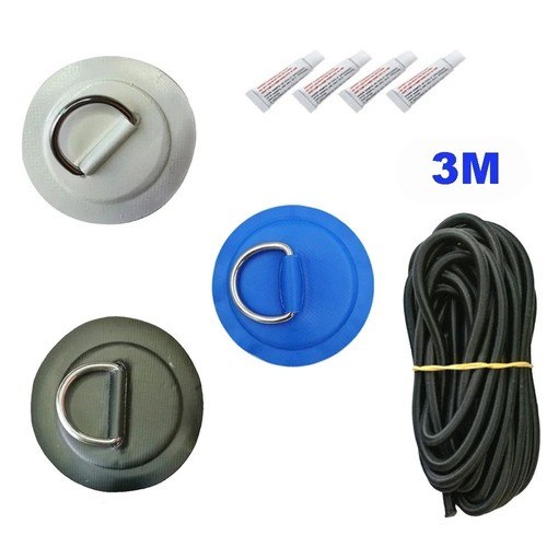 6pc edelstahl ring pad - d, patch